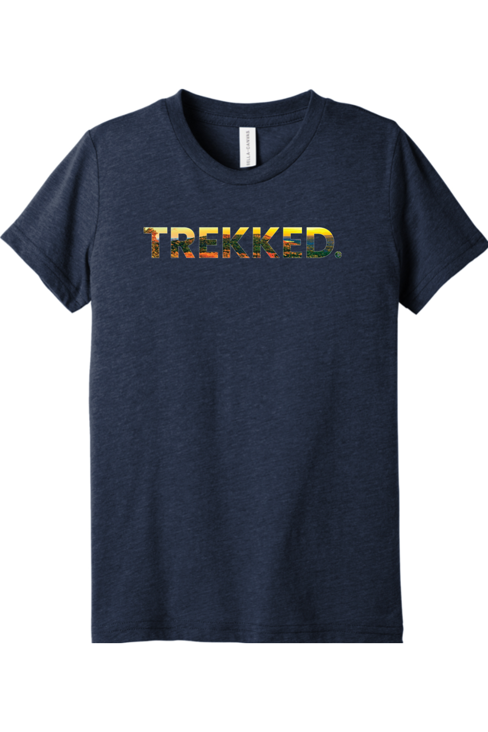 Connecticut - Trekked - Youth BELLA+CANVAS Short Sleeve Tee