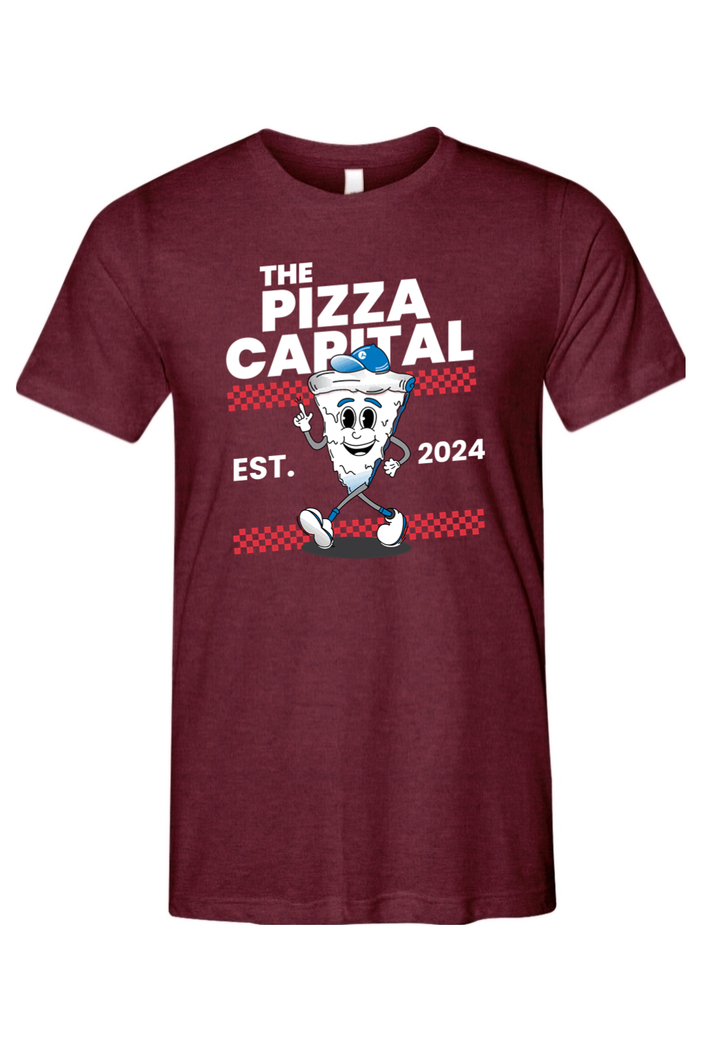Connecticut - The Pizza Capital - Bella + Canvas Triblend Short Sleeve Tee