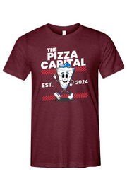 Connecticut - The Pizza Capital - Bella + Canvas Triblend Short Sleeve Tee