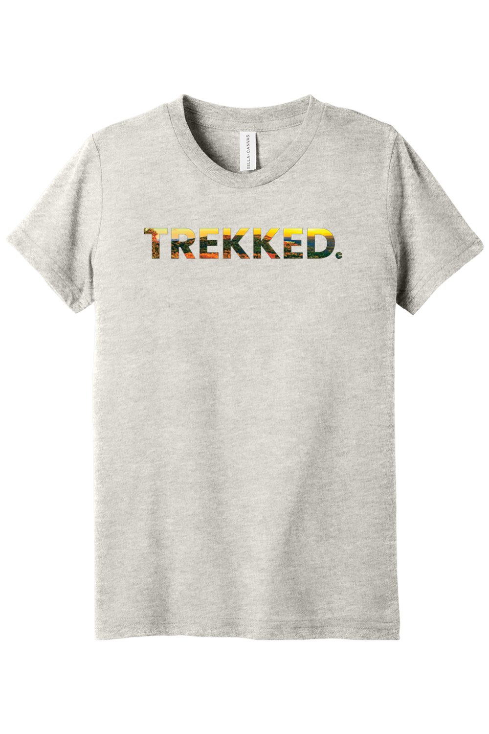 Connecticut - Trekked - Youth BELLA+CANVAS Short Sleeve Tee