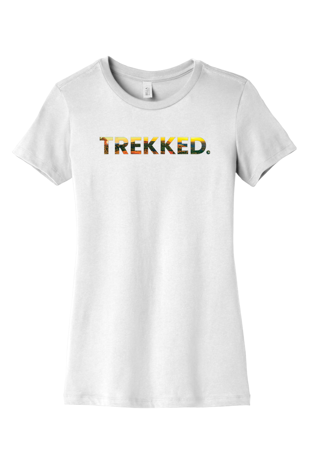 Connecticut - Trekked - BELLA+CANVAS Women’s Slim Fit Tee