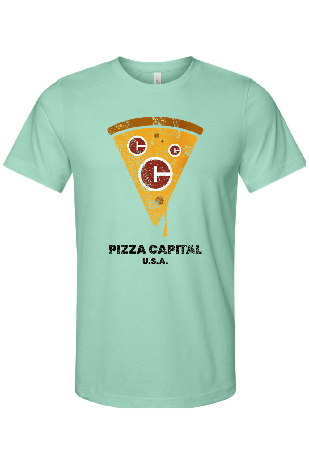 Pizza Capital USA - Bella + Canvas Tee
