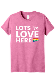 Connecticut - Lots to Love Here - Youth BELLA+CANVAS Short Sleeve Tee