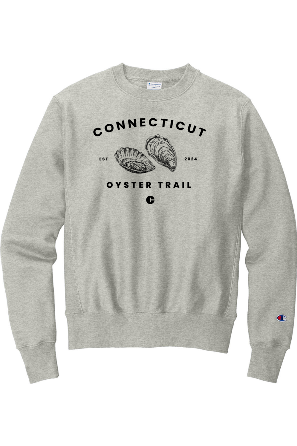 Connecticut - Oyster Trail - Champion Crewneck Sweatshirt