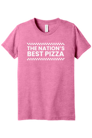 Connecticut - The Nation's Best Pizza - Youth BELLA+CANVAS Short Sleeve Tee