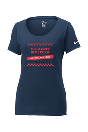 Connecticut - The Nation's Best Pizza - Nike Ladies Core Cotton Tee