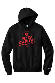 Connecticut - Pizza Capital - Champion Hooded Sweatshirt