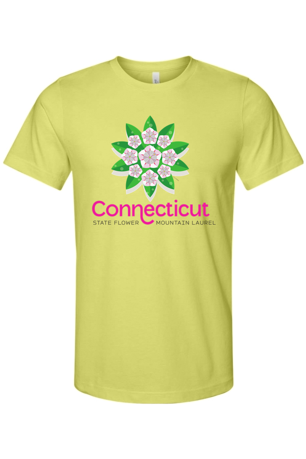 State Flower Mountain Laurel - Bella + Canvas Tee