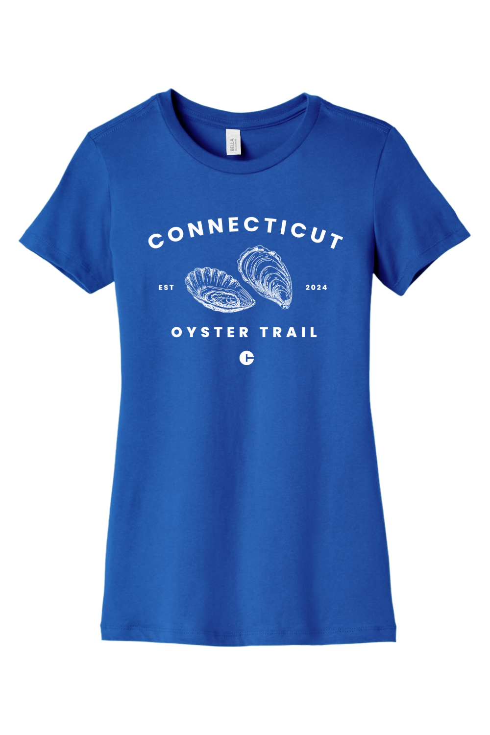Connecticut - Oyster Trail - BELLA+CANVAS Women’s Slim Fit Tee