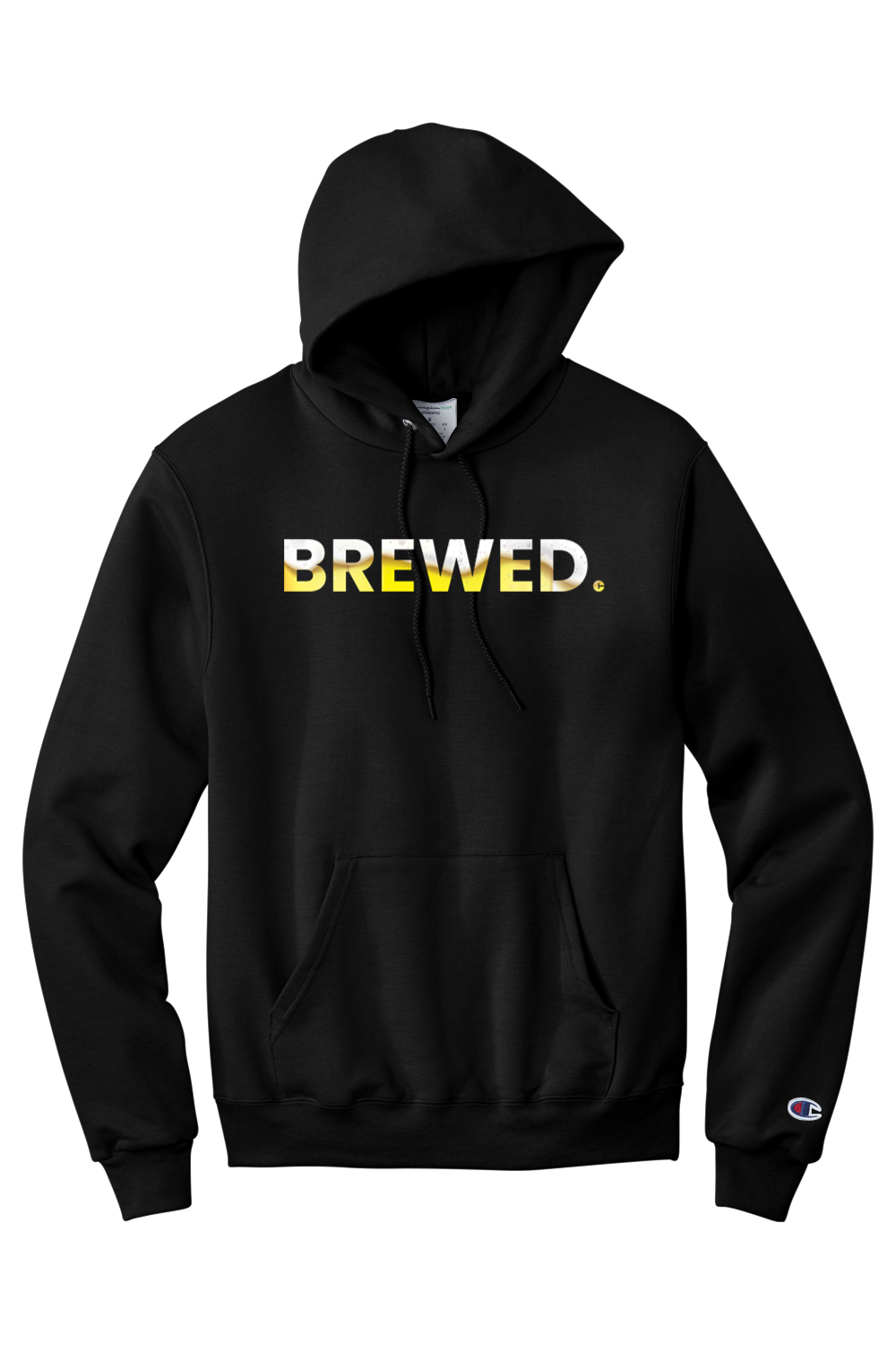 Connecticut - Brewed - Champion 50/50 Hooded Sweatshirt