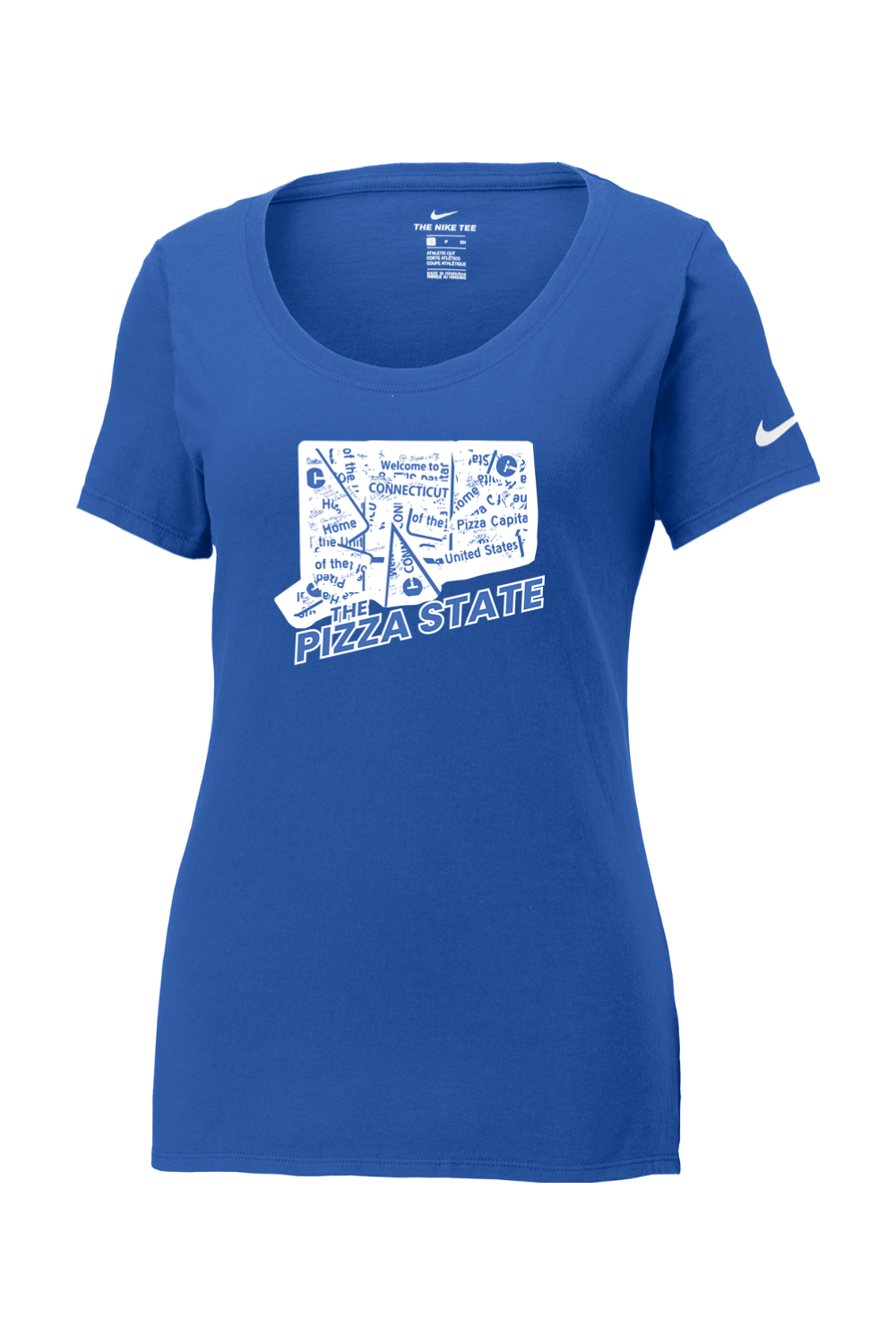 Connecticut - The Pizza State - Nike Ladies Core Cotton Tee