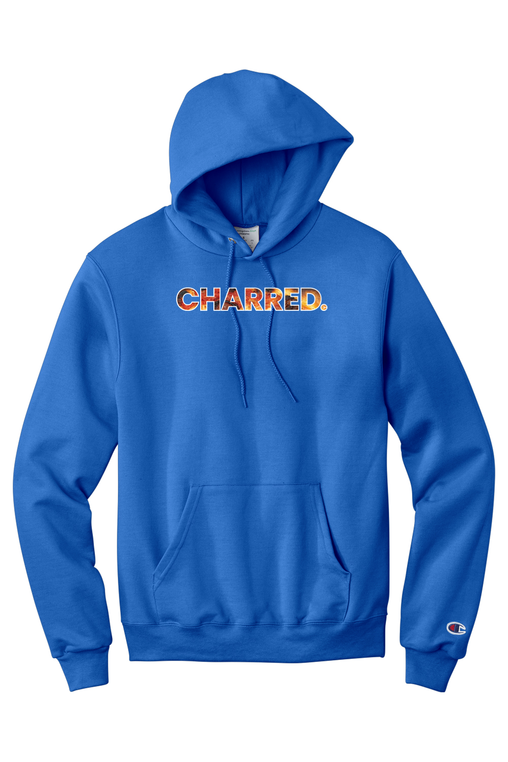 Connecticut - Charred - Champion Hooded Sweatshirt