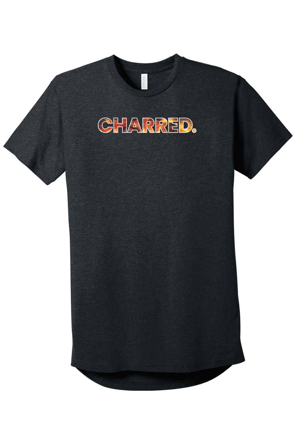Connecticut - Charred - BELLA+CANVAS Men’s Long Body Urban Tee