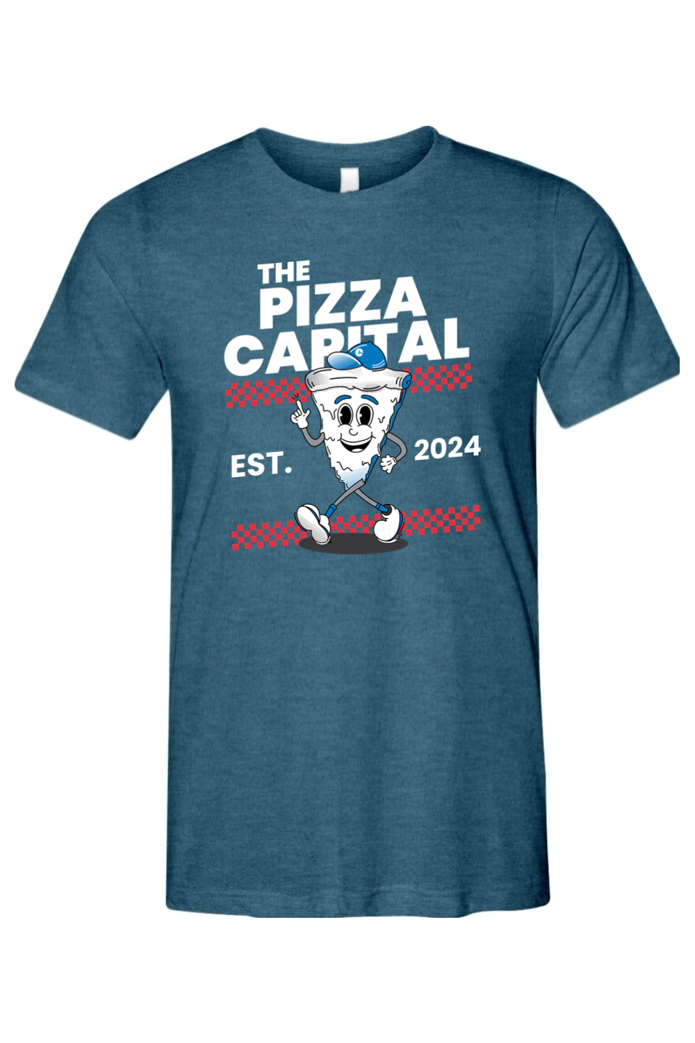 Connecticut - The Pizza Capital - Bella + Canvas Triblend Short Sleeve Tee