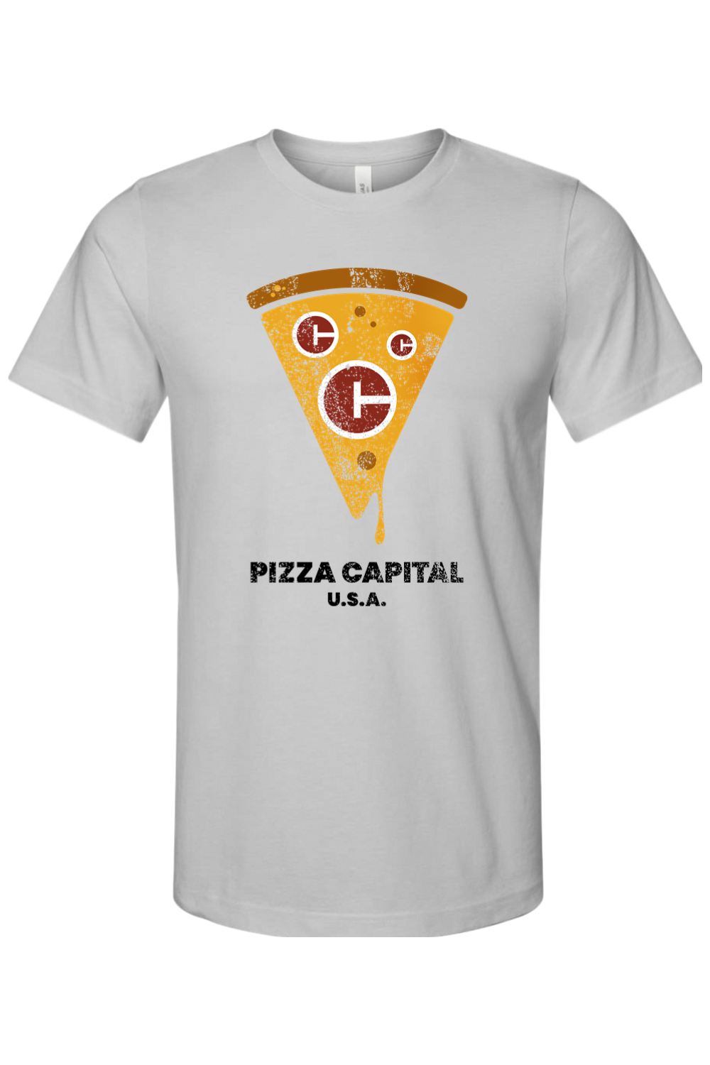 Pizza Capital USA - Bella + Canvas Tee