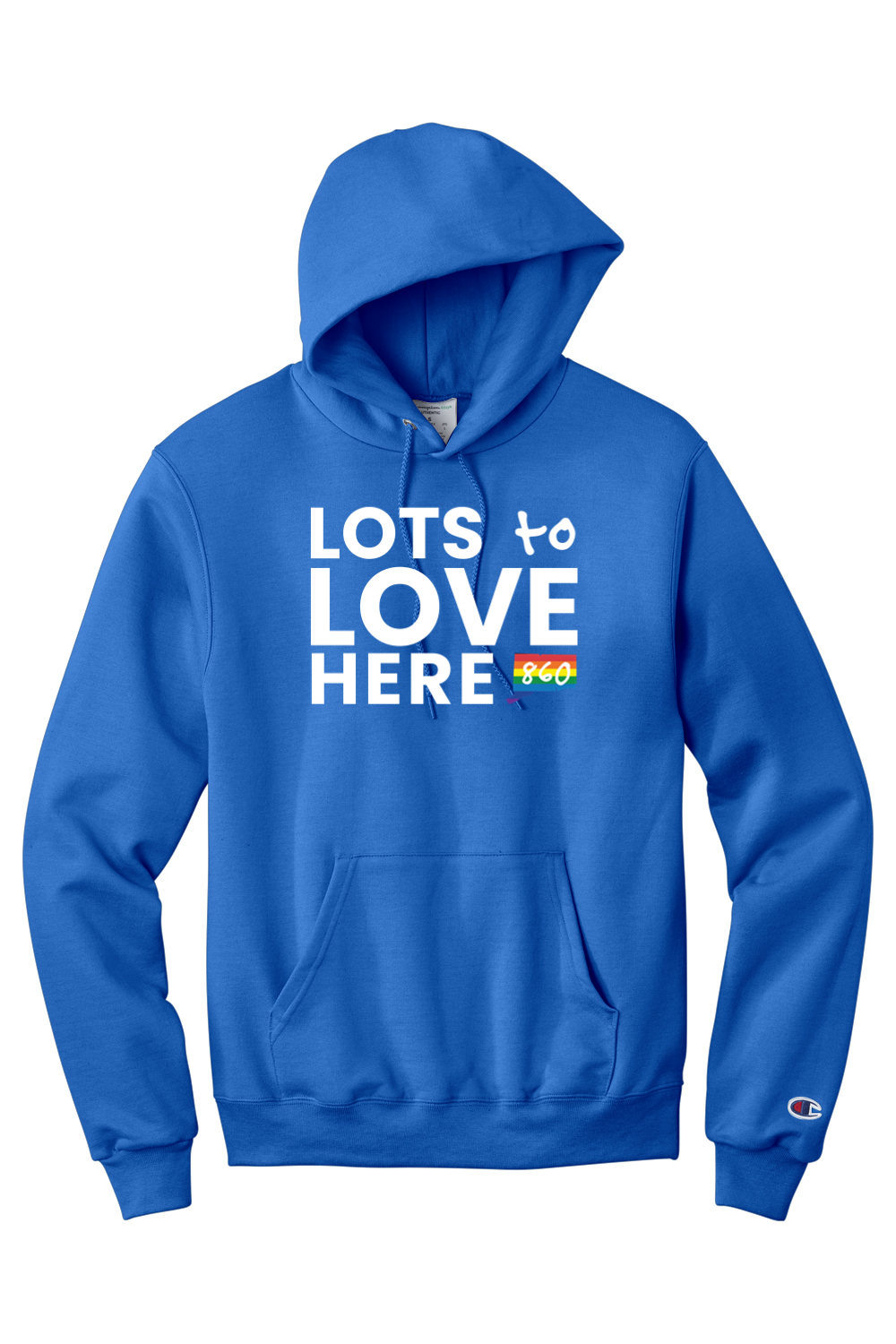 Connecticut - Lots to Love Here - Champion Hooded Sweatshirt