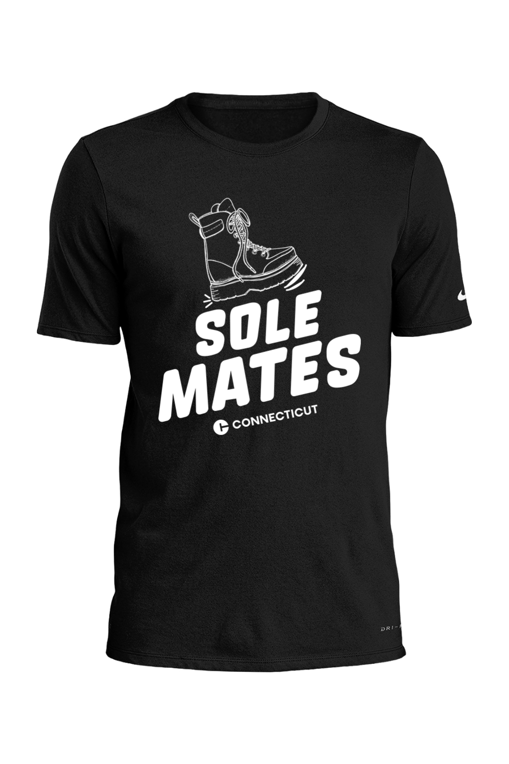 Connecticut - Sole Mates - Nike Dri-FIT Cotton/Poly Tee