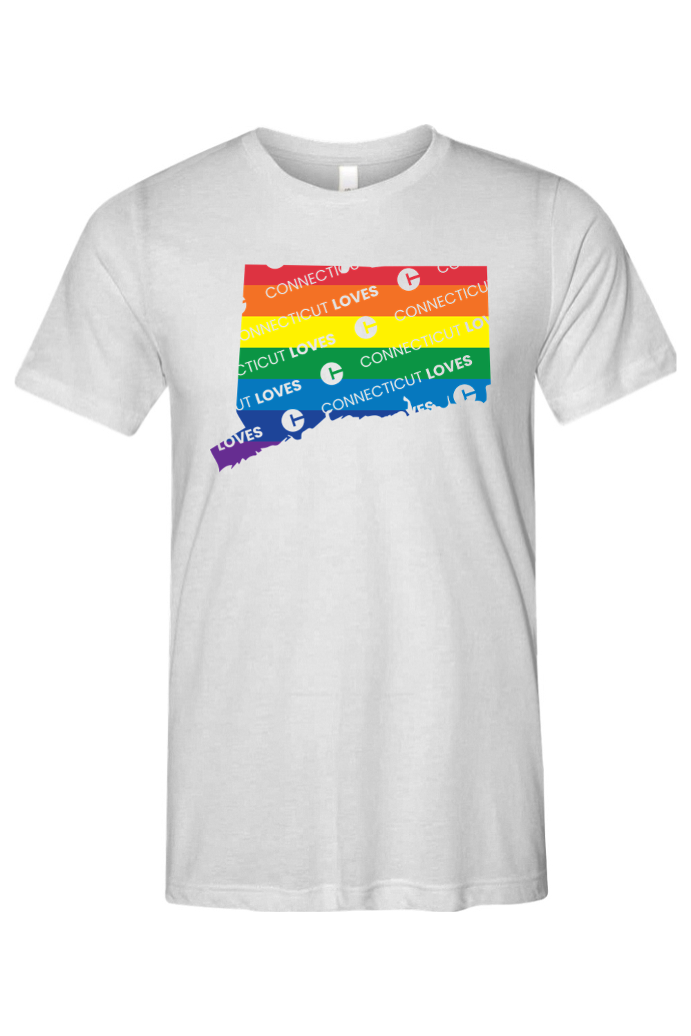 Connecticut - Pride - Bella + Canvas Short Sleeve Tee