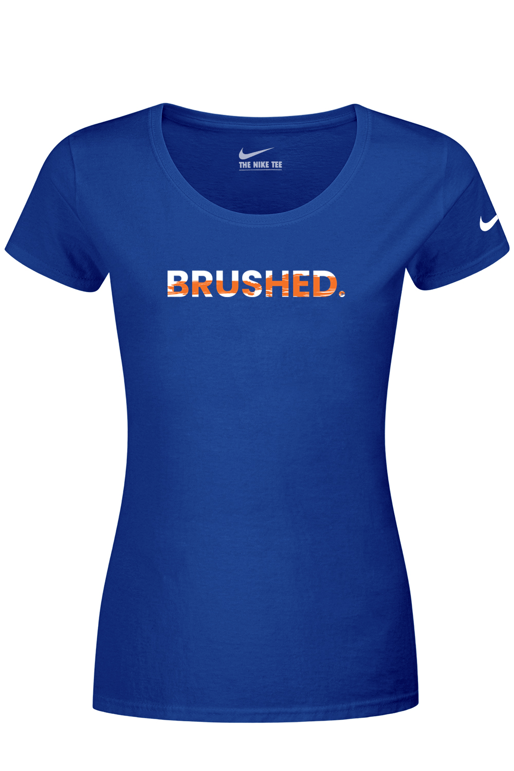 Connecticut - Brushed - Nike Ladies Dri-FIT Cotton/Poly Tee