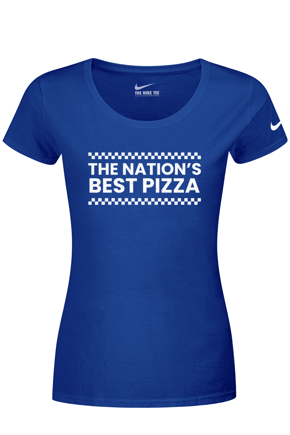 Connecticut - The Nation's Best Pizza - Nike Ladies Dri-FIT Cotton/Poly Tee