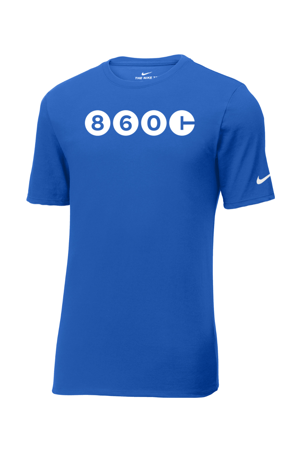 Connecticut - Area Code - Nike Core Cotton Tee