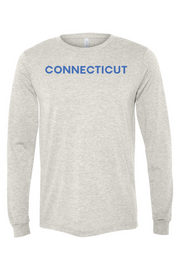 Connecticut - BELLA + CANVAS Unisex Long Sleeve Tee