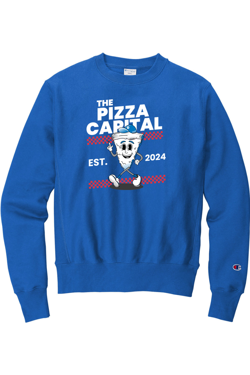 Connecticut - The Pizza Capital - Champion Crewneck Sweatshirt