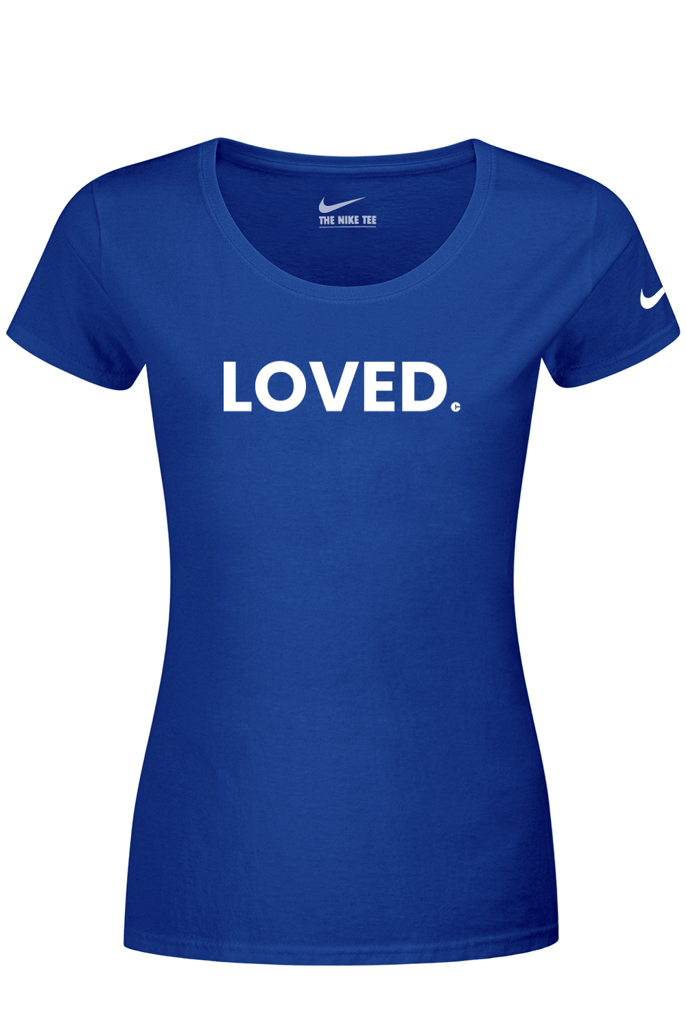 Connecticut - Loved - Nike Ladies Dri-FIT Cotton/Poly Tee