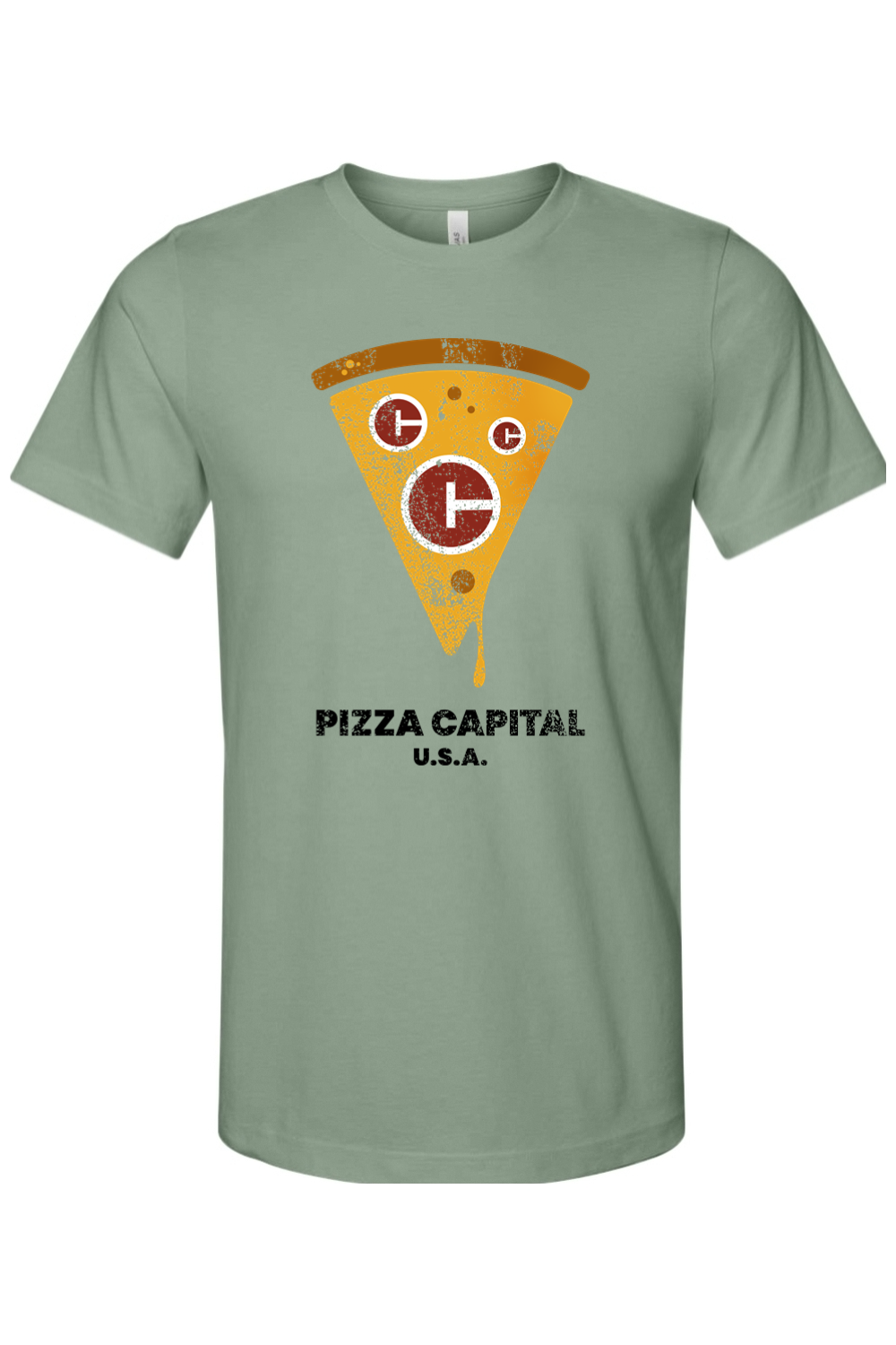 Pizza Capital USA - Bella + Canvas Tee