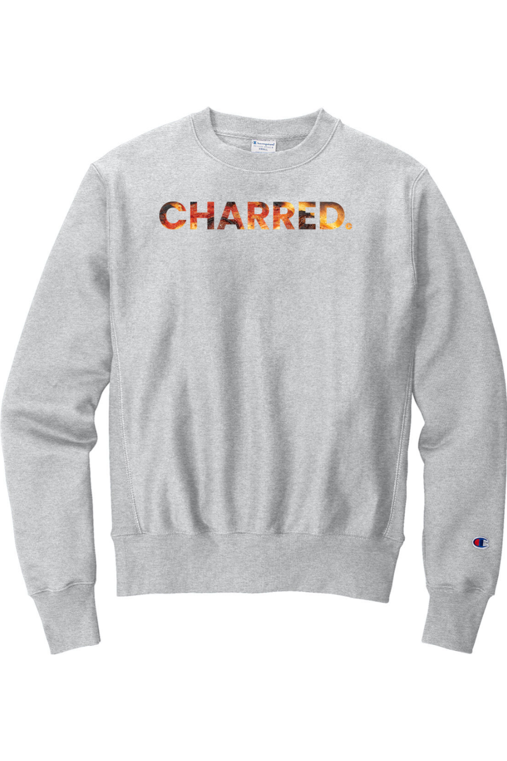 Connecticut - Charred - Champion Crewneck Sweatshirt