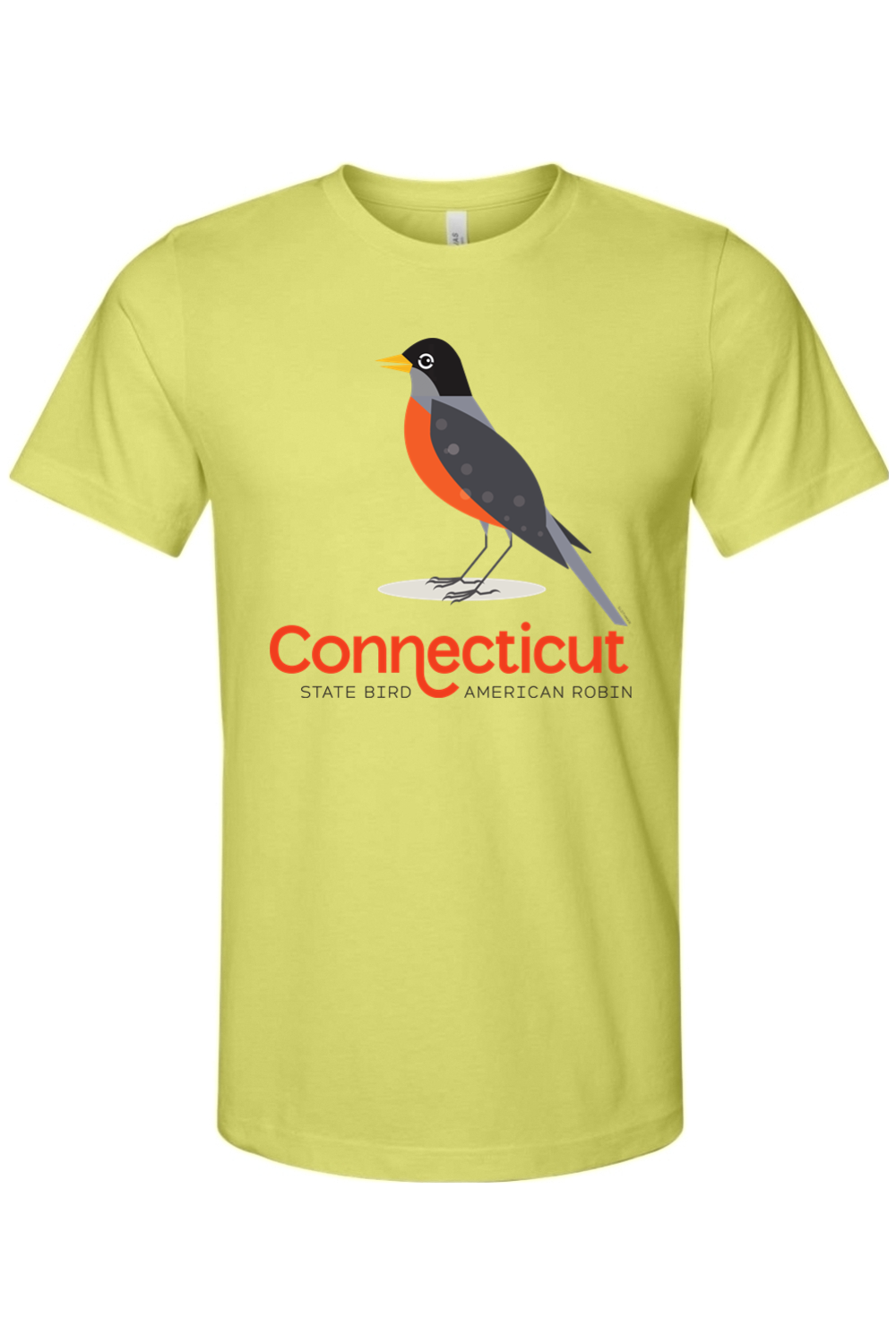 State Bird American Robin - Bella + Canvas Tee