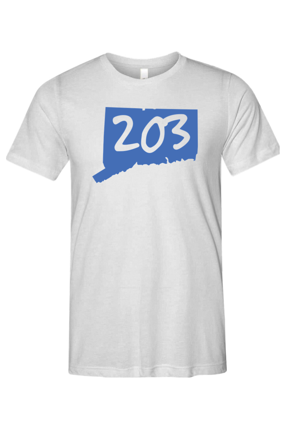 Connecticut - Area Code - Bella + Canvas Short Sleeve Tee
