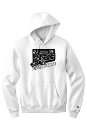 Connecticut - The Pizza State - Champion Hooded Sweatshirt