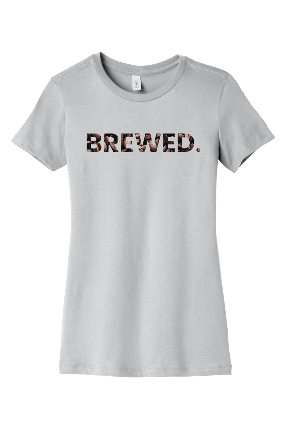 Connecticut - Brewed - BELLA+CANVAS Women’s Slim Fit Tee