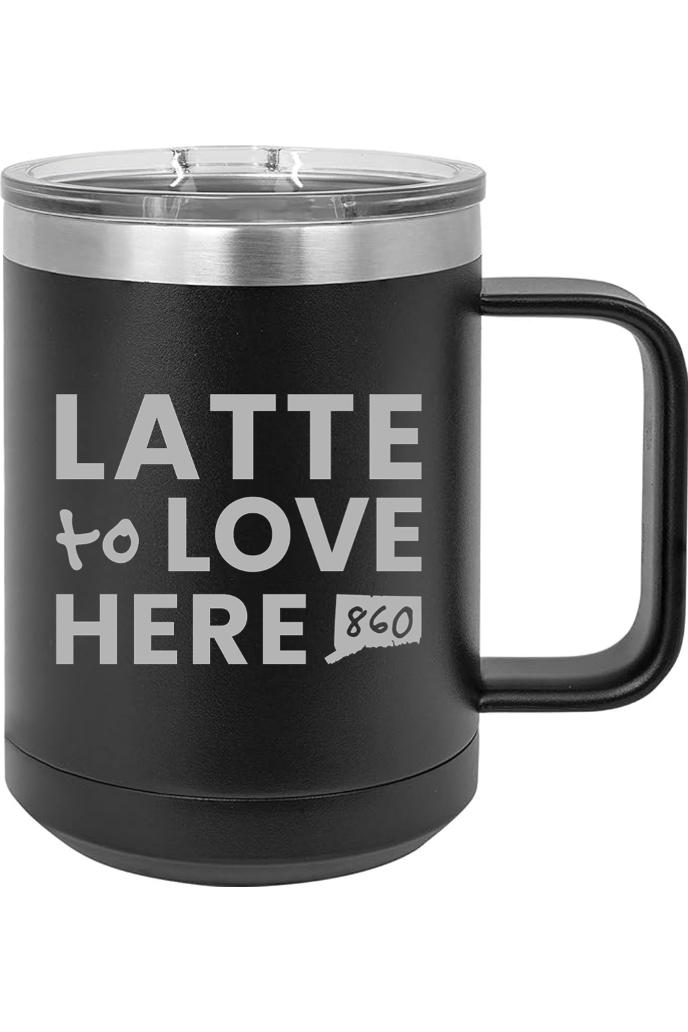Connecticut - Area Code - 15oz Insulated Coffee Mug