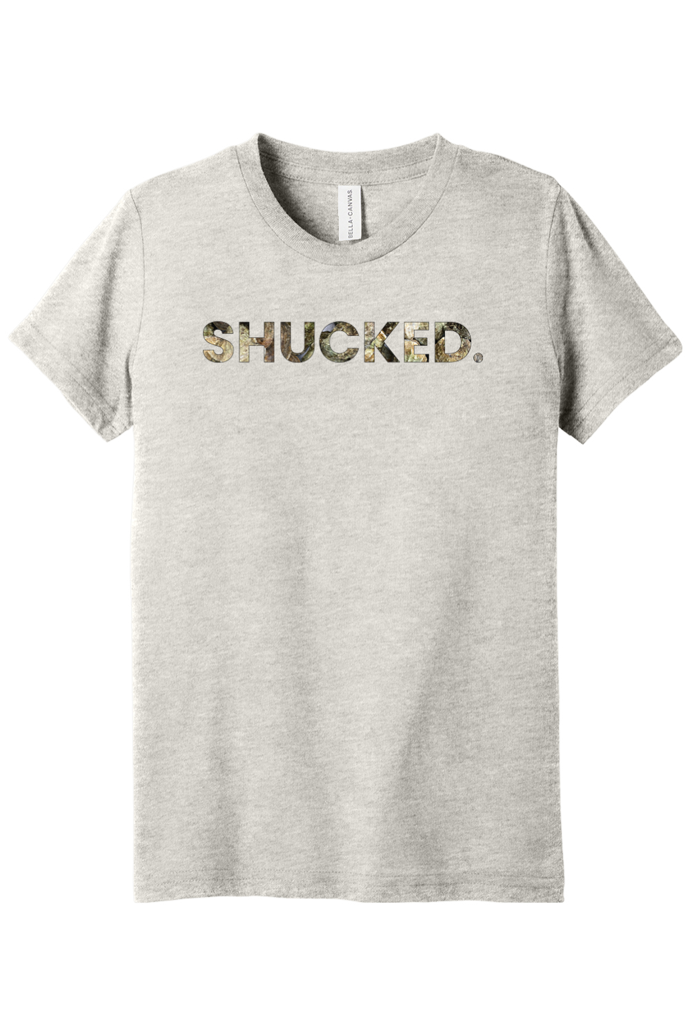 Connecticut - Shucked - Youth BELLA+CANVAS Short Sleeve Tee