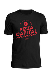 Connecticut - Pizza Capital - Nike Dri-FIT Cotton/Poly Tee