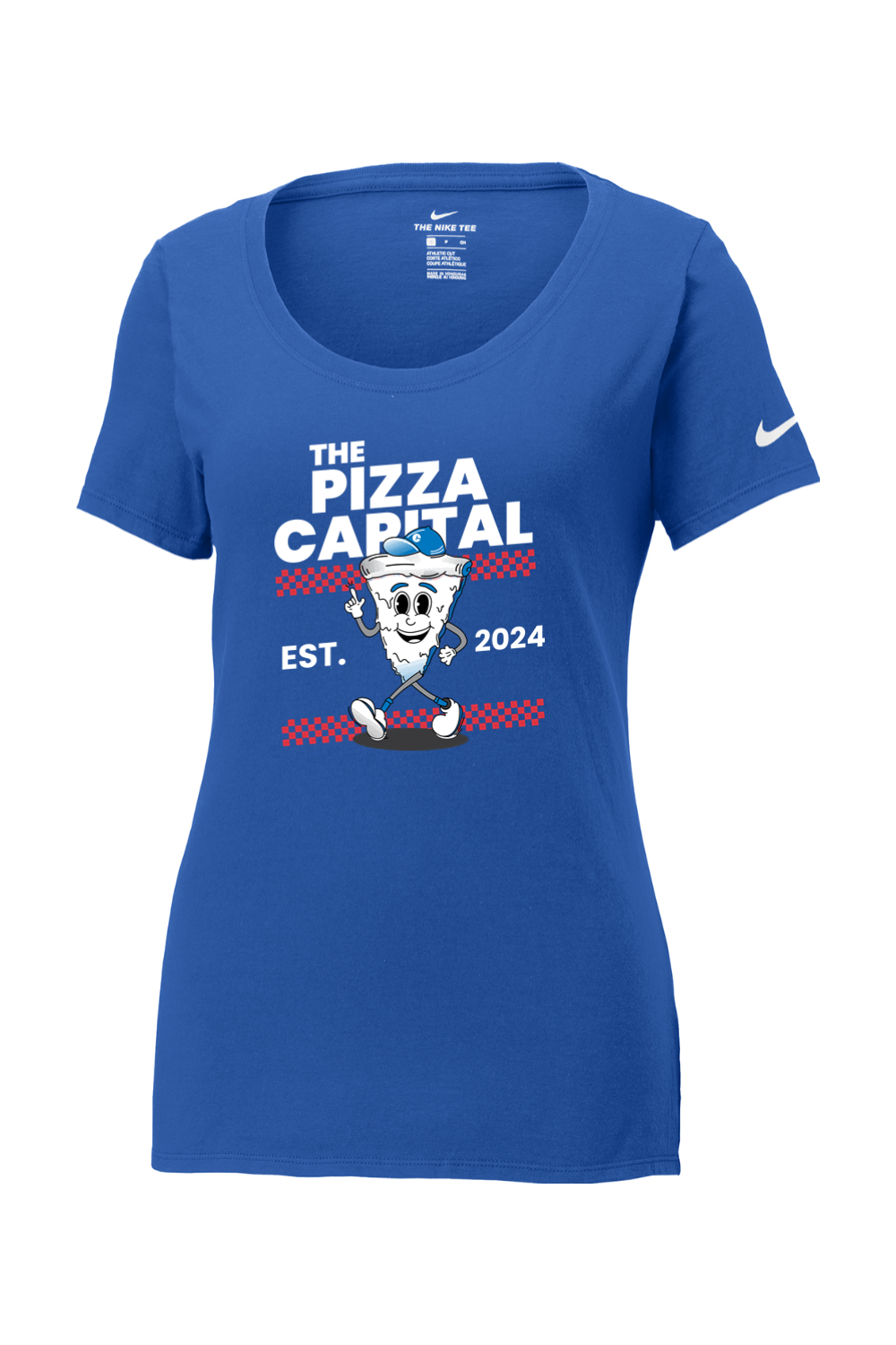 Connecticut - The Pizza Capital - Nike Ladies Core Cotton Tee