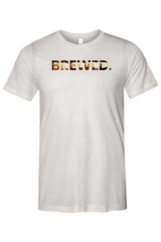 Connecticut - Brewed - Bella + Canvas Short Sleeve Tee