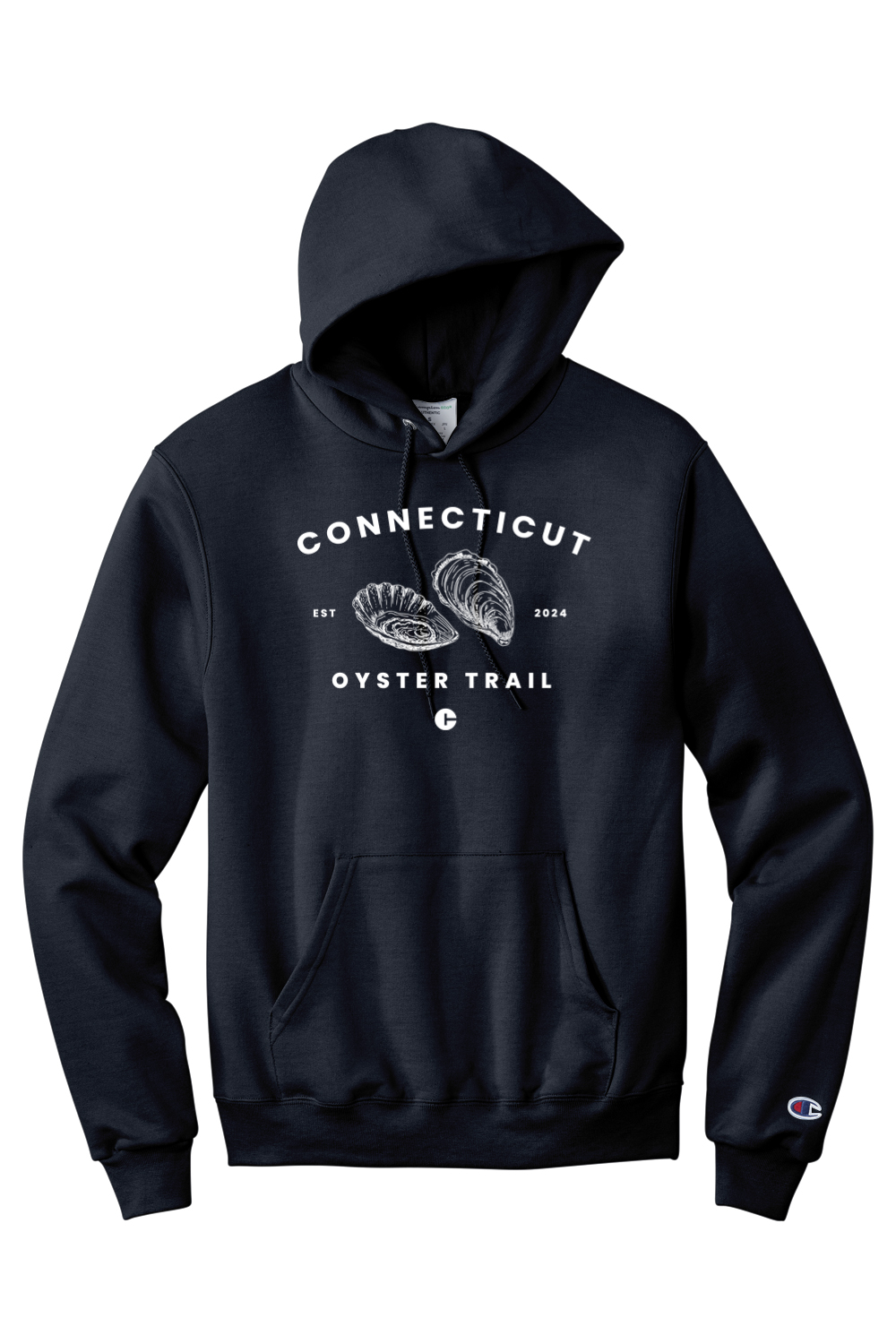 Connecticut - Oyster Trail - Champion Hooded Sweatshirt