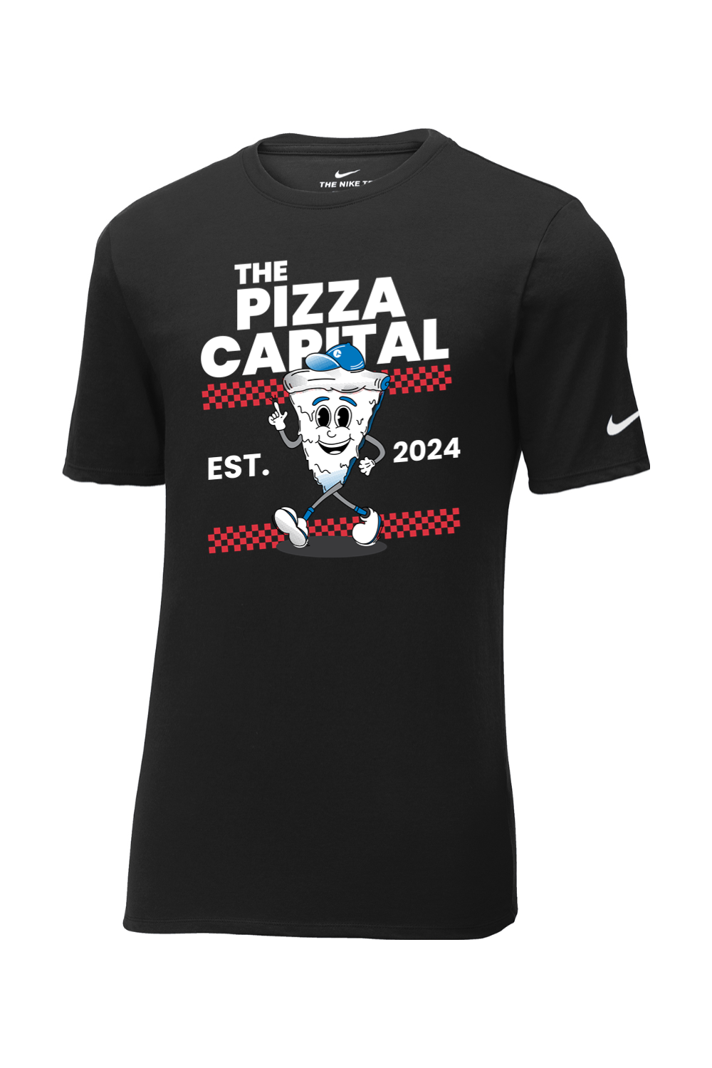 Connecticut - The Pizza Capital - Nike Core Cotton Tee