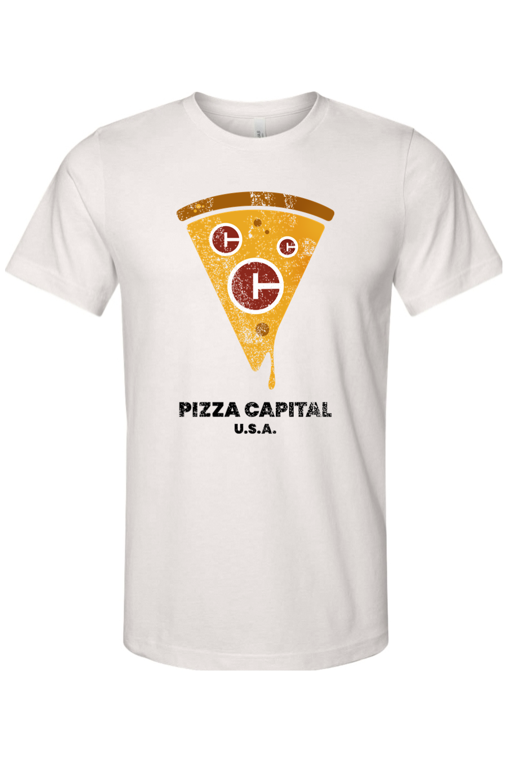 Pizza Capital USA - Bella + Canvas Tee