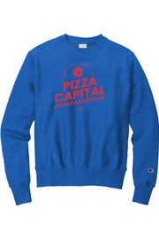 Connecticut - Pizza Capital - Champion Crewneck Sweatshirt