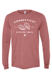 Connecticut - Oyster Trail - BELLA + CANVAS Unisex Long Sleeve Tee