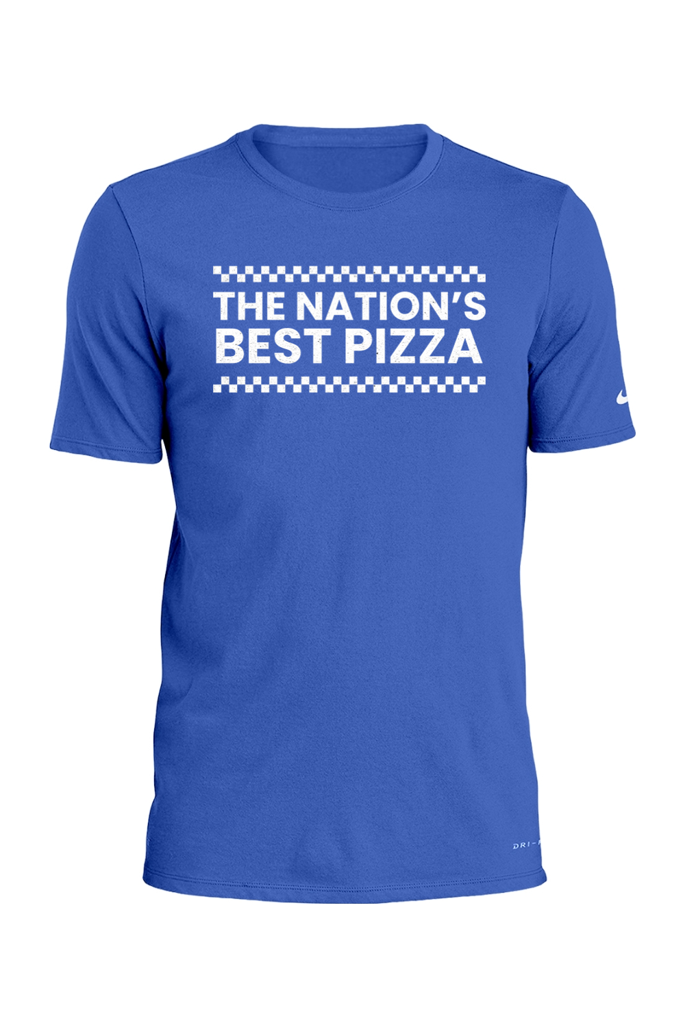 Connecticut - The Nation's Best Pizza - Nike Dri-FIT Cotton/Poly Tee