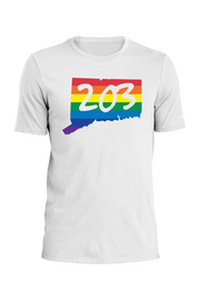 Connecticut - Area Code - Nike Dri-FIT Cotton/Poly Tee