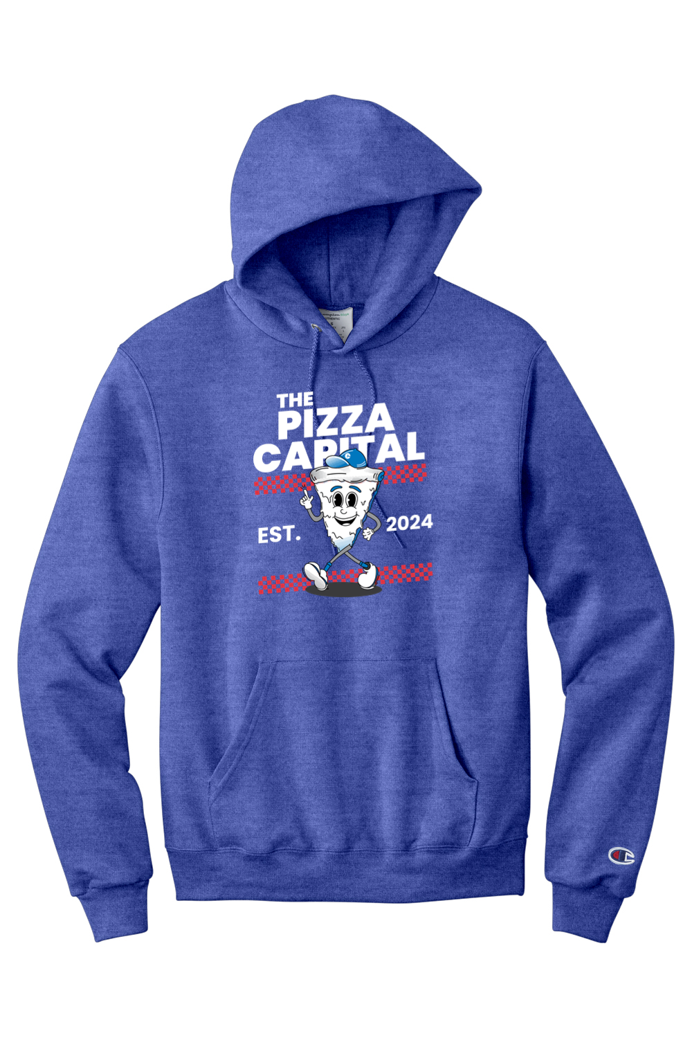 Connecticut - The Pizza Capital - Champion Hooded Sweatshirt
