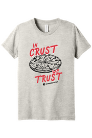 Connecticut - In Crust We Trust - Youth BELLA+CANVAS Short Sleeve Tee