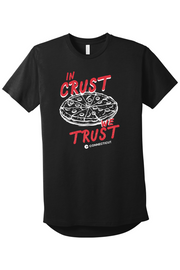 Connecticut - In Crust We Trust - BELLA+CANVAS Men’s Long Body Urban Tee