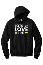 Connecticut - Lots to Love Here - Champion Hooded Sweatshirt